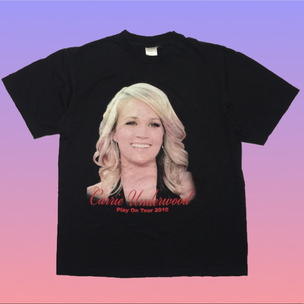 Sz L 2010 Carrie underwood tour T-shirt country